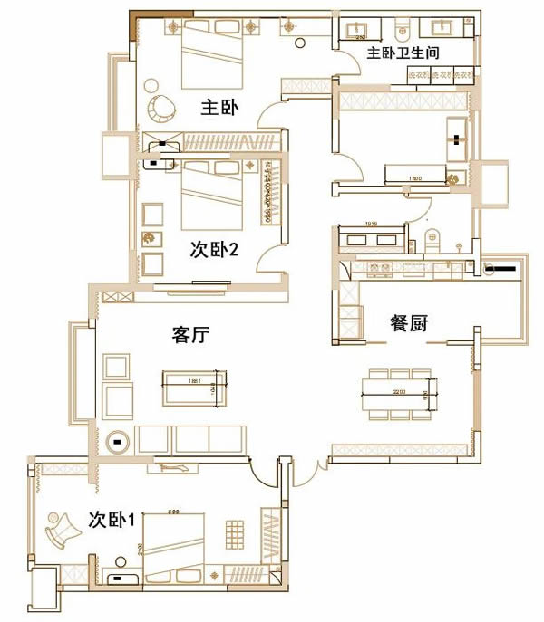 金牌衣柜·雅 | 140m²三居室，轻于形奢于质