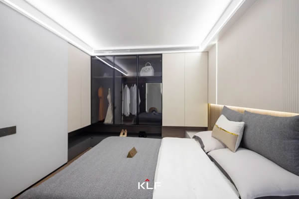 客来福全屋定制|KLF样板间——80㎡极简轻奢风loft，让家更具韵味